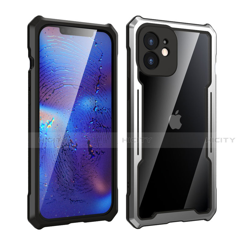 Custodia Lusso Alluminio Laterale Specchio 360 Gradi Cover per Apple iPhone 12