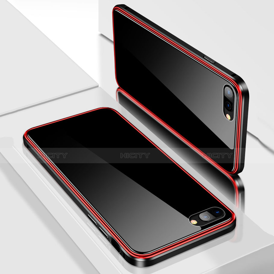 Custodia Lusso Alluminio Laterale Specchio 360 Gradi Cover per Apple iPhone 7 Plus