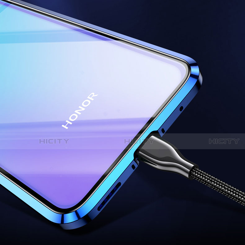 Custodia Lusso Alluminio Laterale Specchio 360 Gradi Cover per Huawei Honor V30 5G