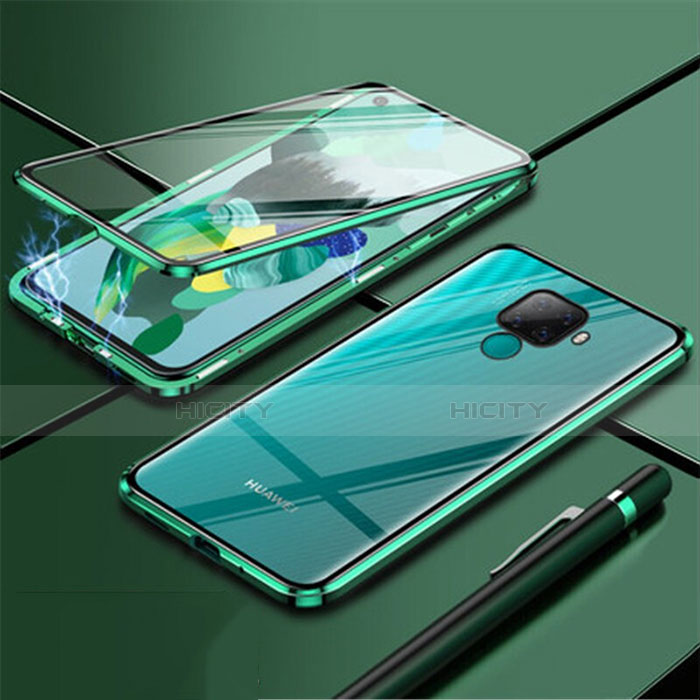 Custodia Lusso Alluminio Laterale Specchio 360 Gradi Cover per Huawei Mate 30 Lite