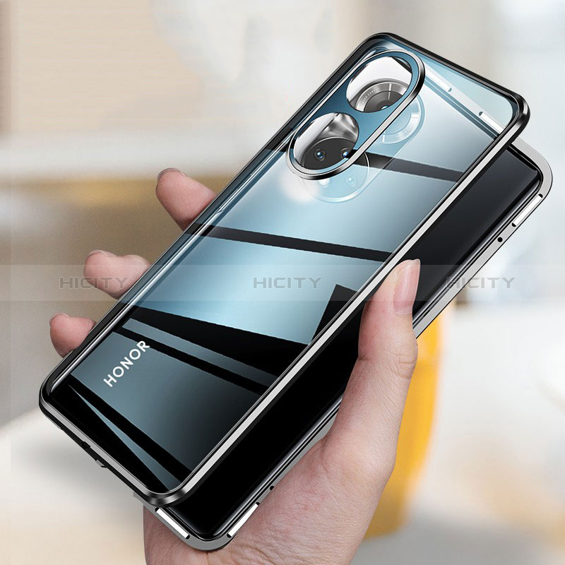 Custodia Lusso Alluminio Laterale Specchio 360 Gradi Cover per Huawei Nova 9