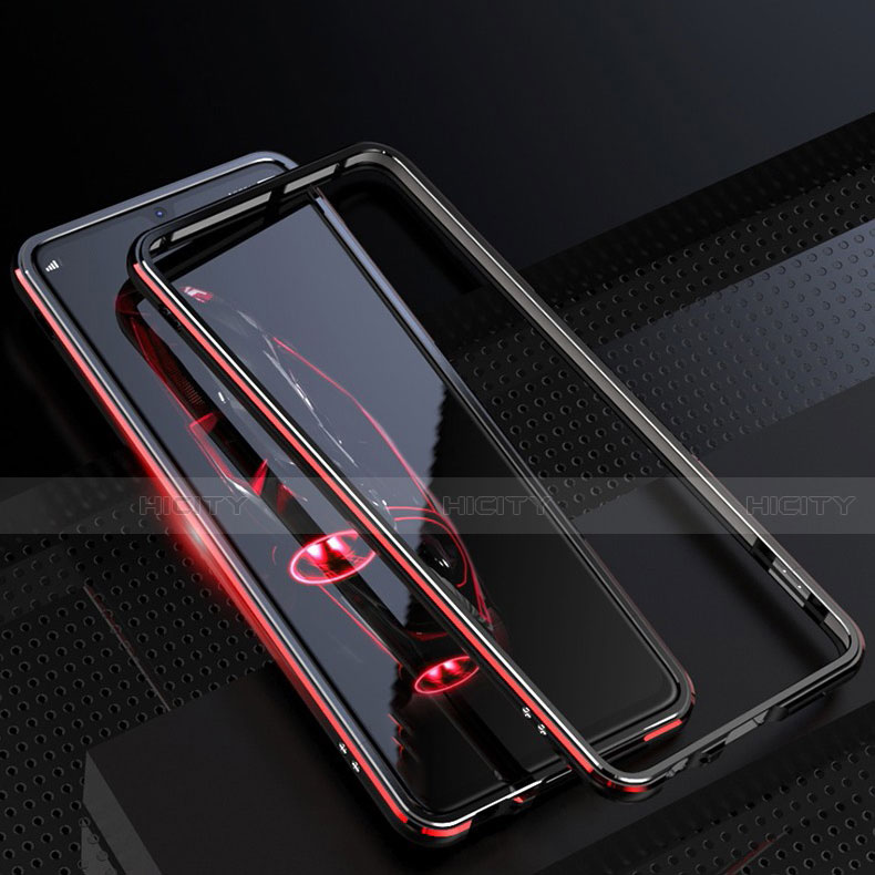 Custodia Lusso Alluminio Laterale Specchio 360 Gradi Cover per Huawei P30 Pro