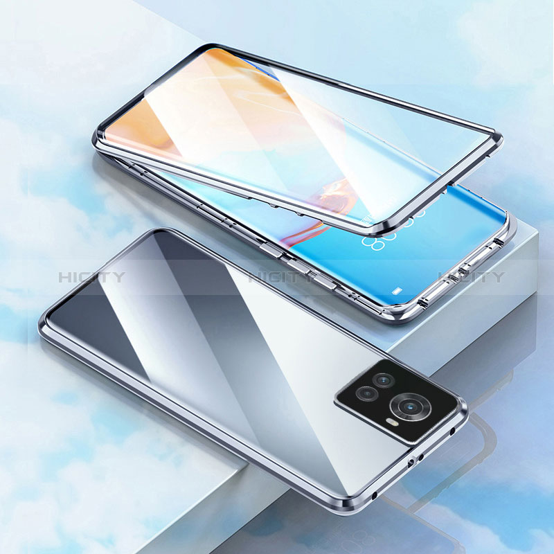 Custodia Lusso Alluminio Laterale Specchio 360 Gradi Cover per OnePlus Ace 5G