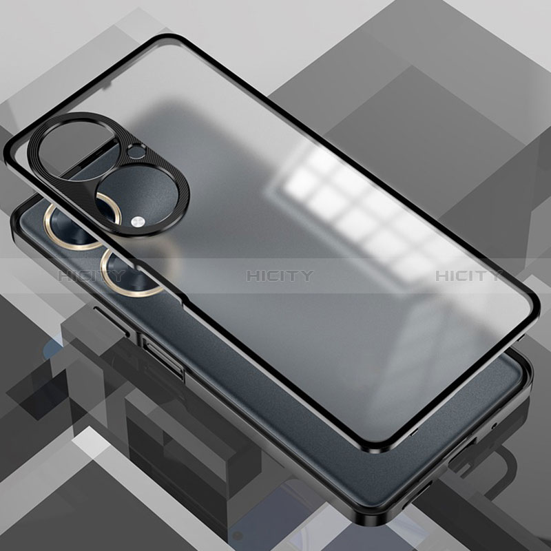 Custodia Lusso Alluminio Laterale Specchio 360 Gradi Cover per OnePlus Nord CE 3 5G