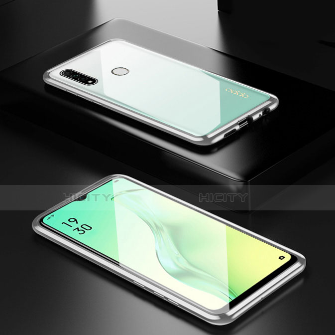 Custodia Lusso Alluminio Laterale Specchio 360 Gradi Cover per Oppo A31