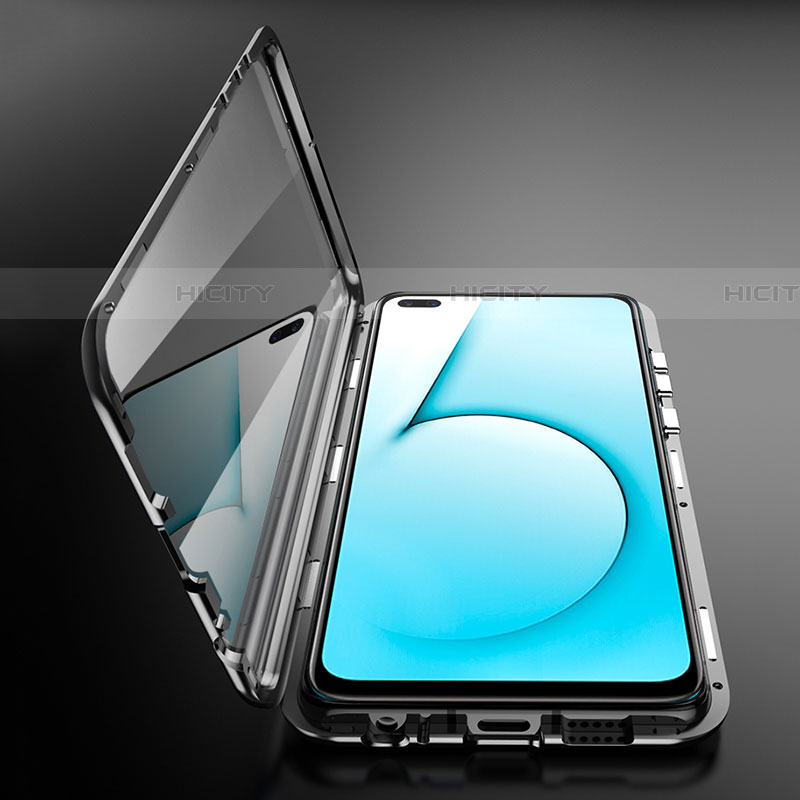 Custodia Lusso Alluminio Laterale Specchio 360 Gradi Cover per Realme X50 Pro 5G