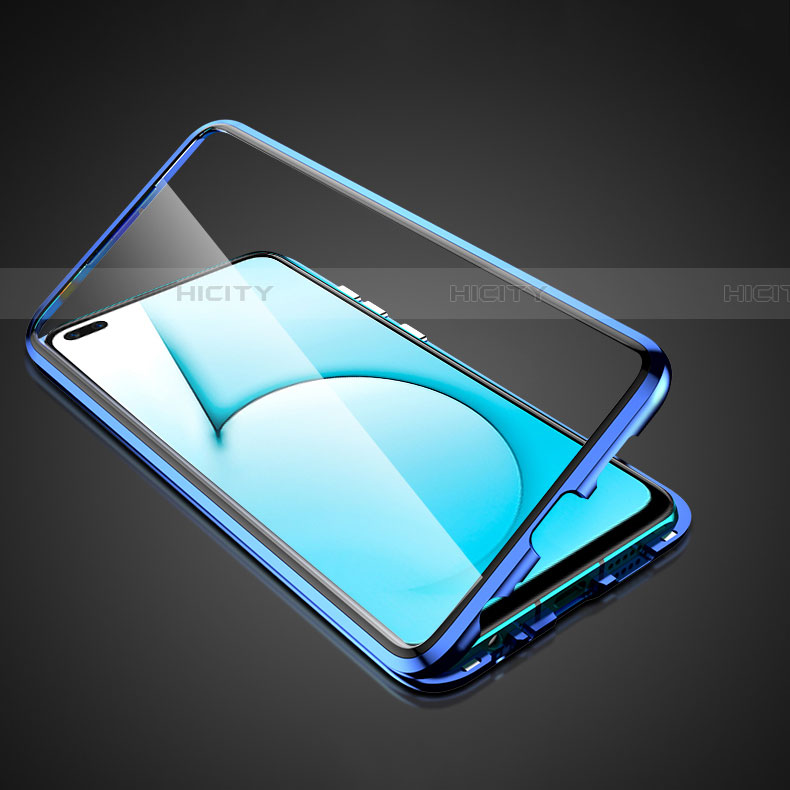 Custodia Lusso Alluminio Laterale Specchio 360 Gradi Cover per Realme X50 Pro 5G