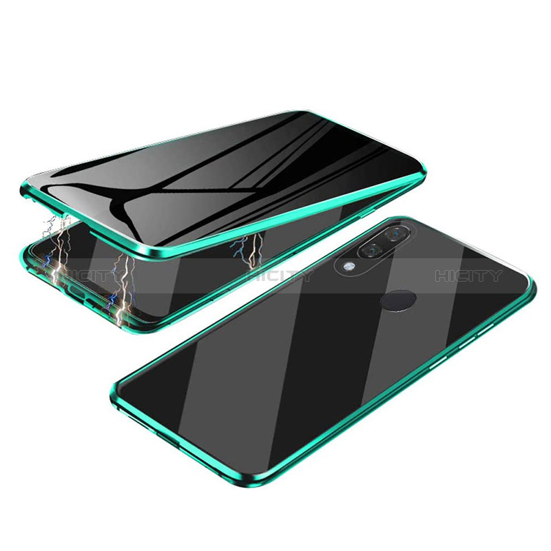 Custodia Lusso Alluminio Laterale Specchio 360 Gradi Cover per Samsung Galaxy A30
