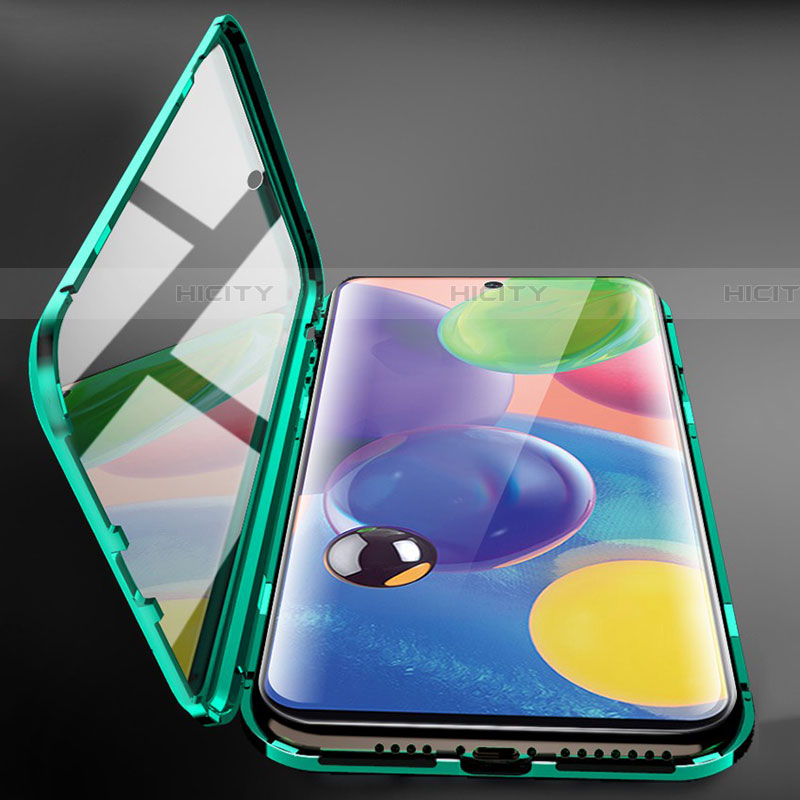 Custodia Lusso Alluminio Laterale Specchio 360 Gradi Cover per Samsung Galaxy A71 5G