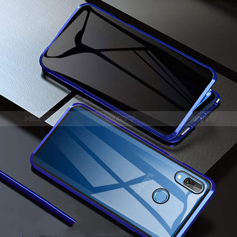 Custodia Lusso Alluminio Laterale Specchio 360 Gradi Cover per Samsung Galaxy M10S