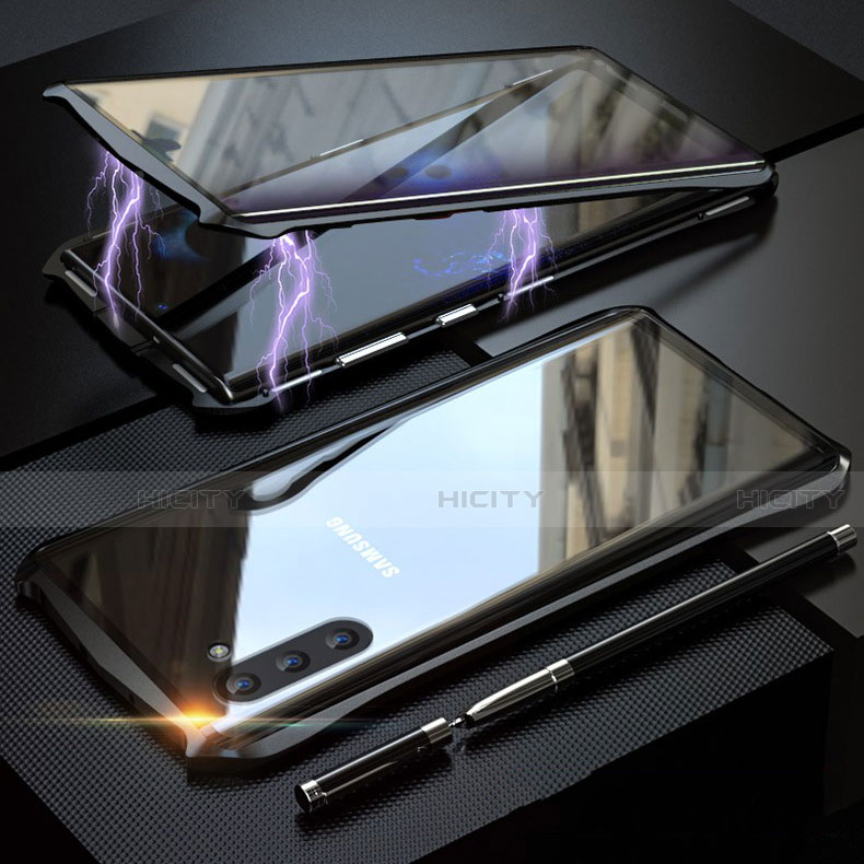 Custodia Lusso Alluminio Laterale Specchio 360 Gradi Cover per Samsung Galaxy Note 10 5G