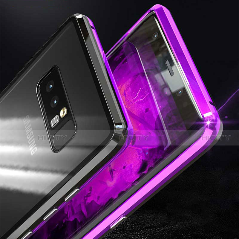 Custodia Lusso Alluminio Laterale Specchio 360 Gradi Cover per Samsung Galaxy Note 8