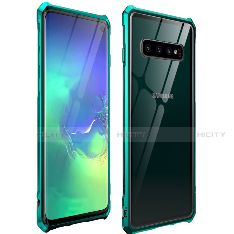 Custodia Lusso Alluminio Laterale Specchio 360 Gradi Cover per Samsung Galaxy S10 5G