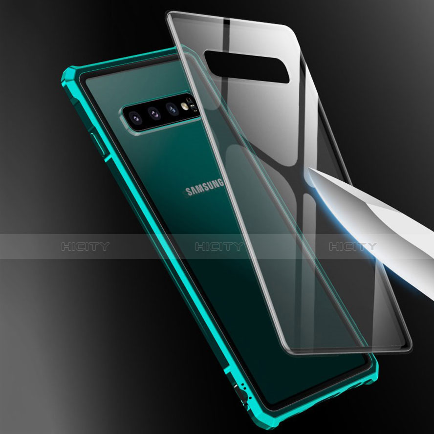 Custodia Lusso Alluminio Laterale Specchio 360 Gradi Cover per Samsung Galaxy S10 5G