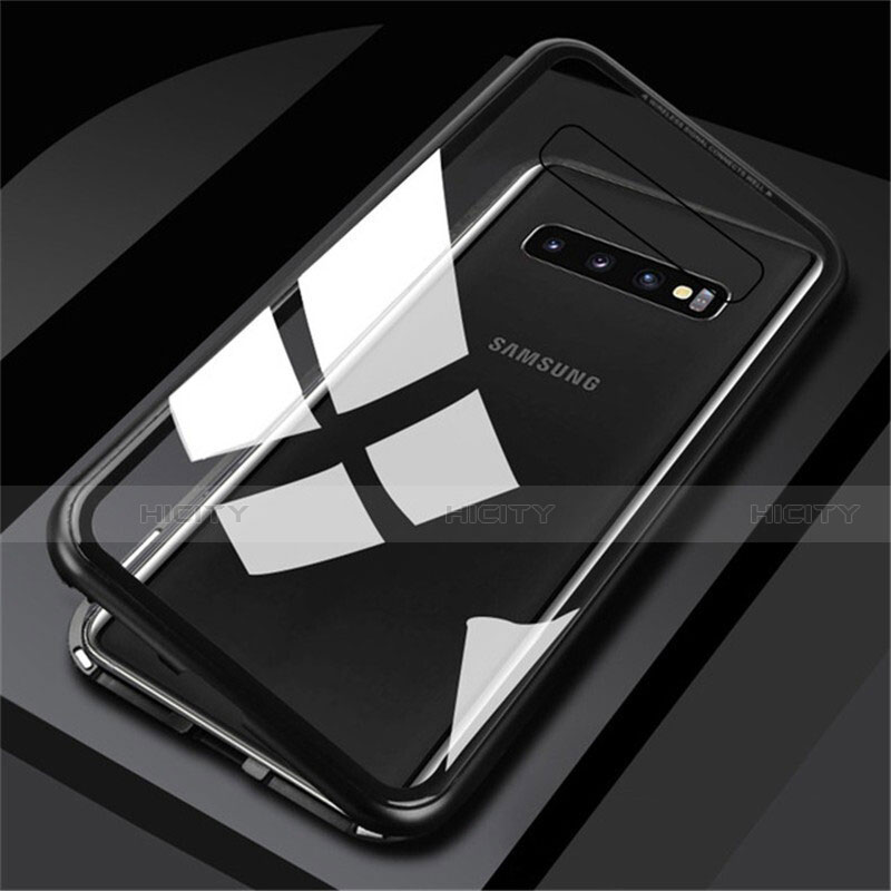 Custodia Lusso Alluminio Laterale Specchio 360 Gradi Cover per Samsung Galaxy S10 Plus