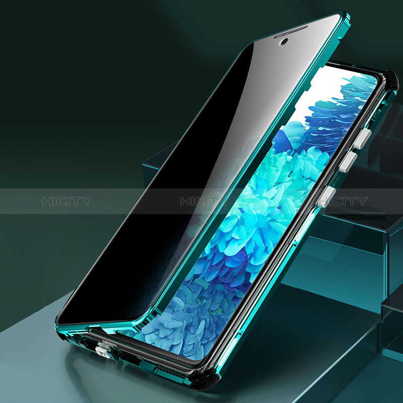Custodia Lusso Alluminio Laterale Specchio 360 Gradi Cover per Samsung Galaxy S20 FE (2022) 5G