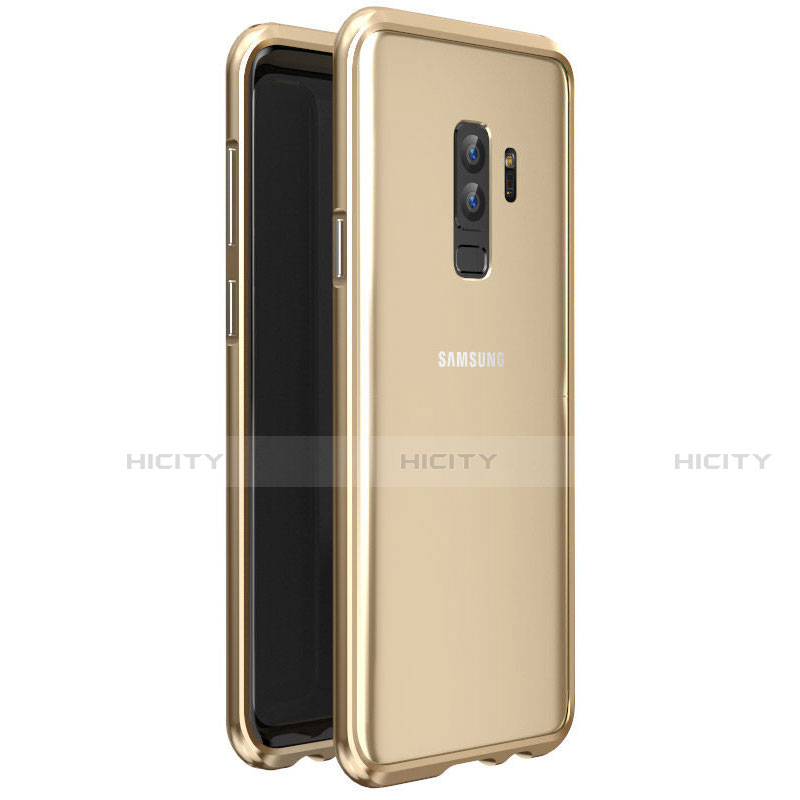 Custodia Lusso Alluminio Laterale Specchio 360 Gradi Cover per Samsung Galaxy S9 Plus