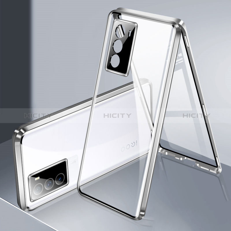 Custodia Lusso Alluminio Laterale Specchio 360 Gradi Cover per Vivo iQOO Neo5 SE 5G