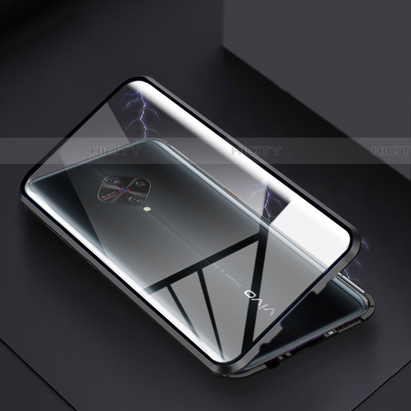 Custodia Lusso Alluminio Laterale Specchio 360 Gradi Cover per Vivo S1 Pro