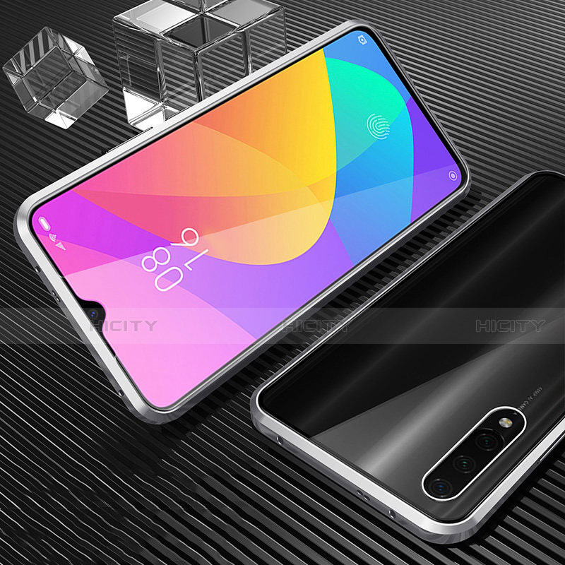 Custodia Lusso Alluminio Laterale Specchio 360 Gradi Cover per Xiaomi CC9e