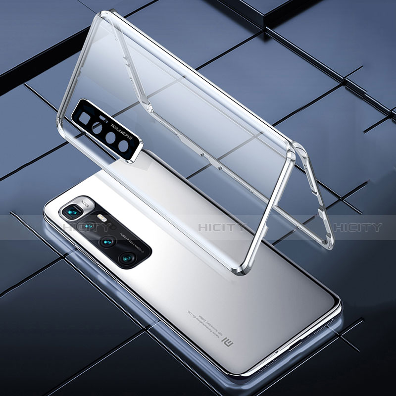 Custodia Lusso Alluminio Laterale Specchio 360 Gradi Cover per Xiaomi Mi 10 Ultra