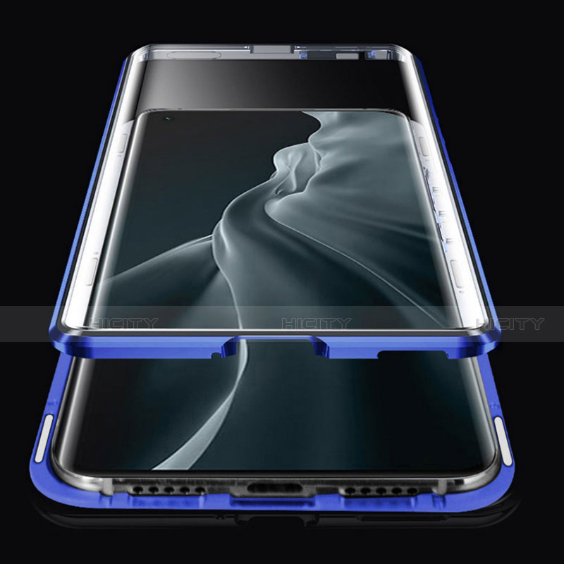 Custodia Lusso Alluminio Laterale Specchio 360 Gradi Cover per Xiaomi Mi 11 Lite 5G NE