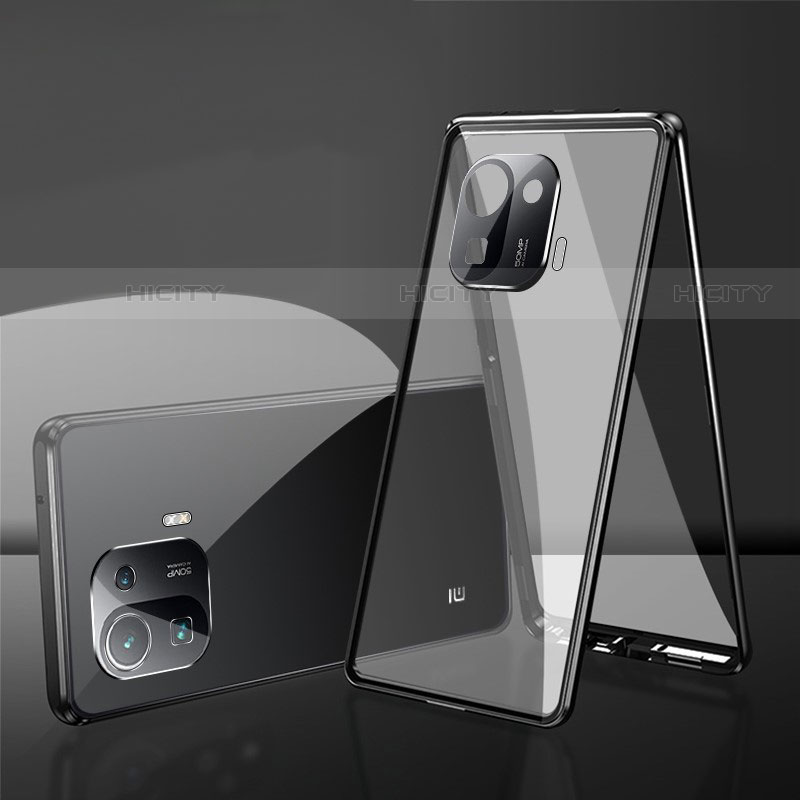 Custodia Lusso Alluminio Laterale Specchio 360 Gradi Cover per Xiaomi Mi 11 Pro 5G