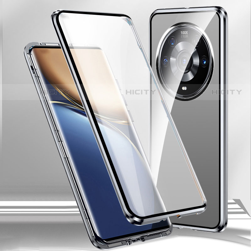 Custodia Lusso Alluminio Laterale Specchio 360 Gradi Cover per Xiaomi Mi 12 Ultra 5G