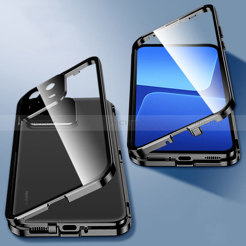 Custodia Lusso Alluminio Laterale Specchio 360 Gradi Cover per Xiaomi Mi 13 5G