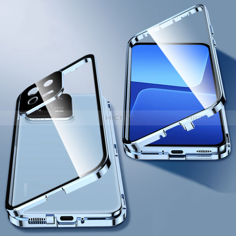 Custodia Lusso Alluminio Laterale Specchio 360 Gradi Cover per Xiaomi Mi 13 Pro 5G