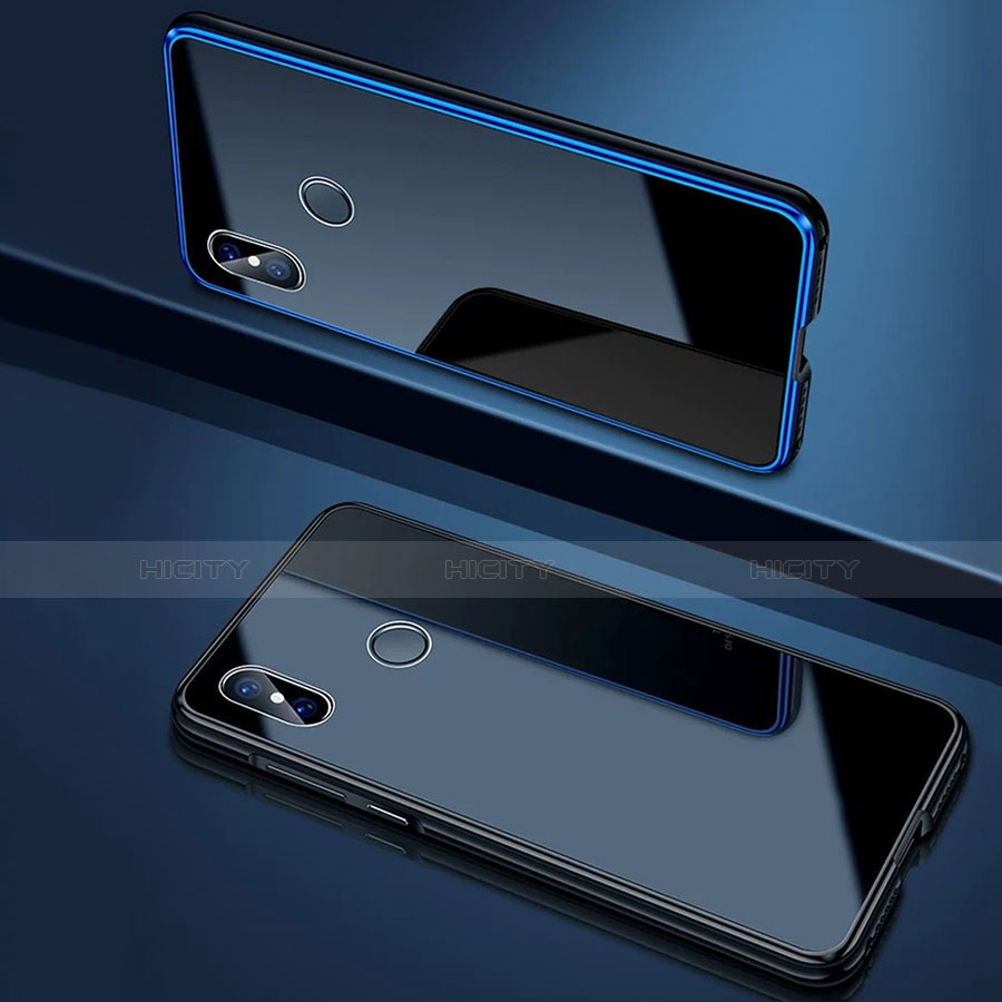 Custodia Lusso Alluminio Laterale Specchio 360 Gradi Cover per Xiaomi Mi 8