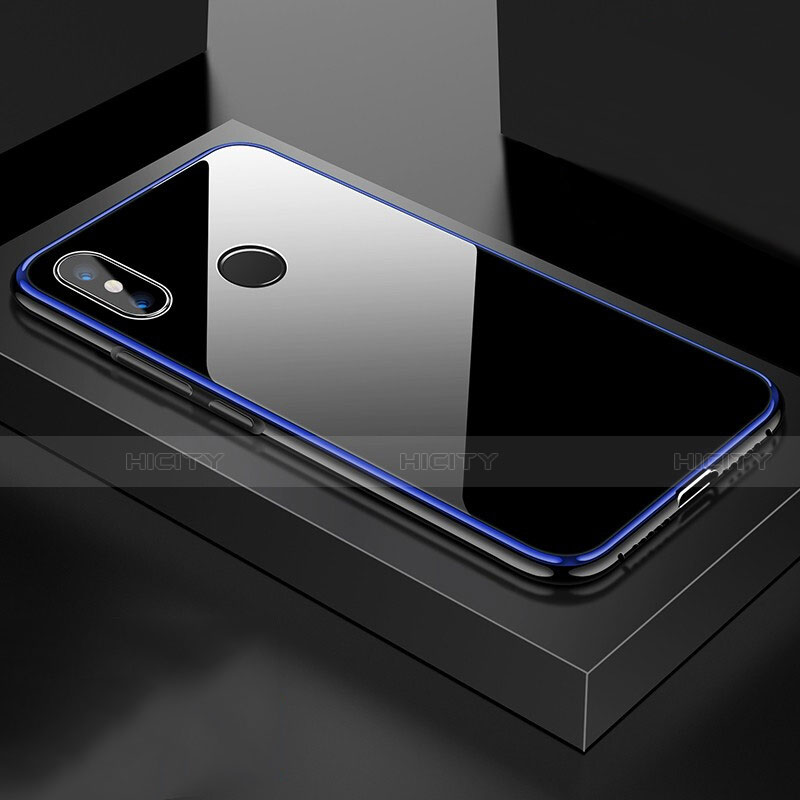 Custodia Lusso Alluminio Laterale Specchio 360 Gradi Cover per Xiaomi Mi 8