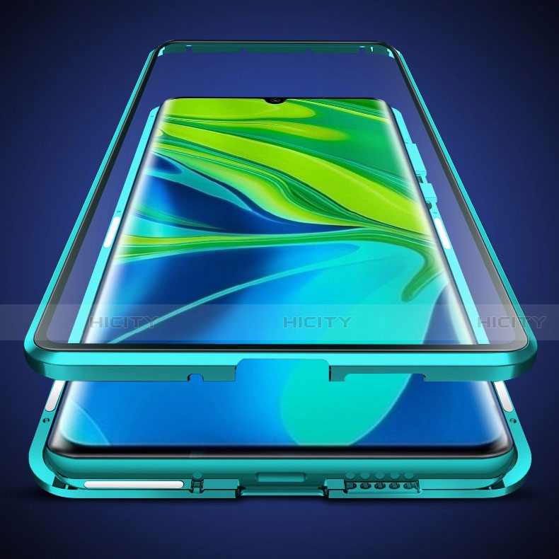 Custodia Lusso Alluminio Laterale Specchio 360 Gradi Cover per Xiaomi Mi Note 10