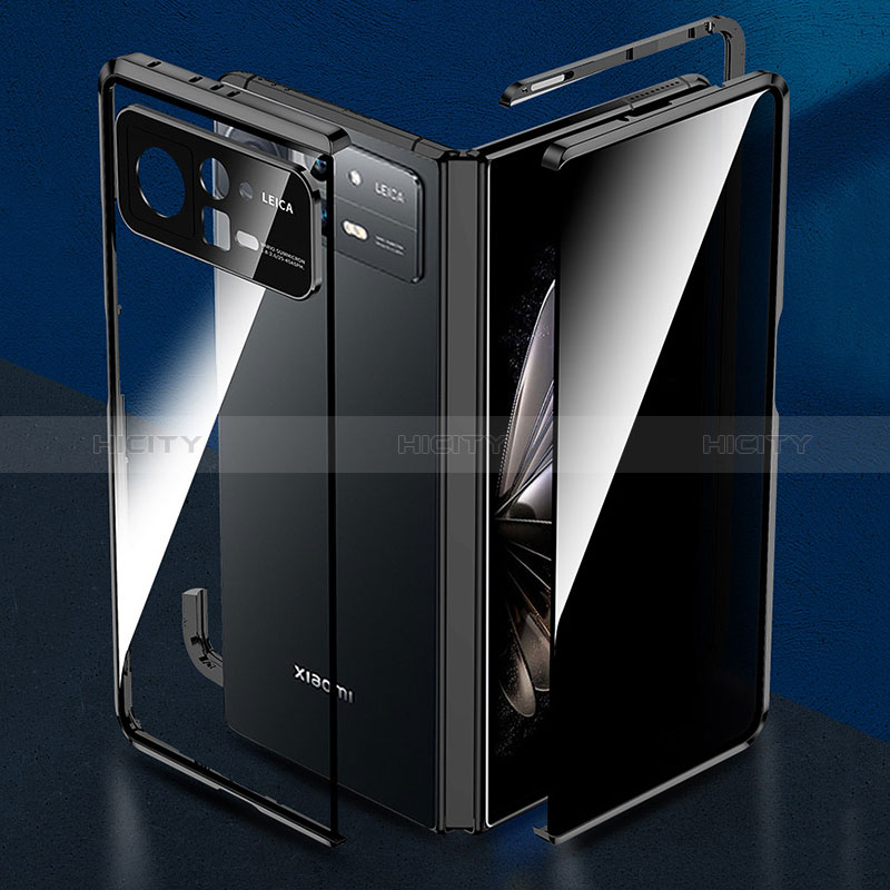 Custodia Lusso Alluminio Laterale Specchio 360 Gradi Cover per Xiaomi Mix Fold 2 5G