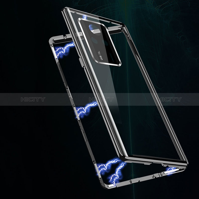 Custodia Lusso Alluminio Laterale Specchio 360 Gradi Cover per Xiaomi Poco F5 Pro 5G