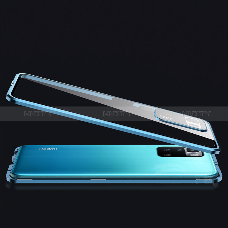 Custodia Lusso Alluminio Laterale Specchio 360 Gradi Cover per Xiaomi Poco X3 GT 5G