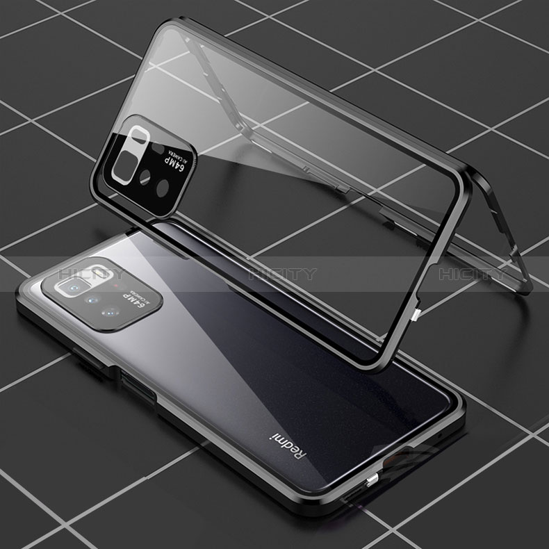 Custodia Lusso Alluminio Laterale Specchio 360 Gradi Cover per Xiaomi Poco X3 GT 5G