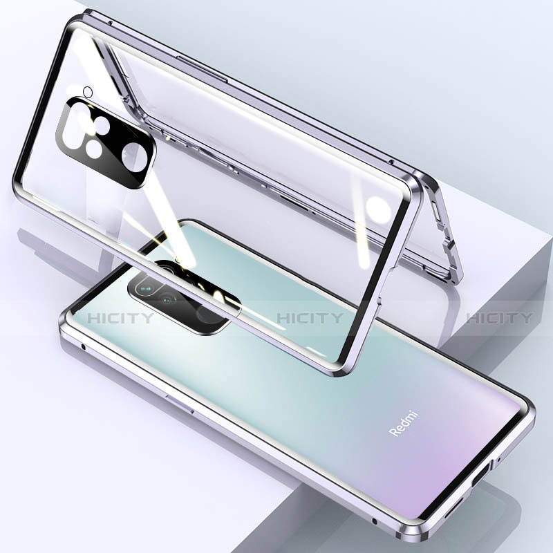 Custodia Lusso Alluminio Laterale Specchio 360 Gradi Cover per Xiaomi Redmi 10X 4G