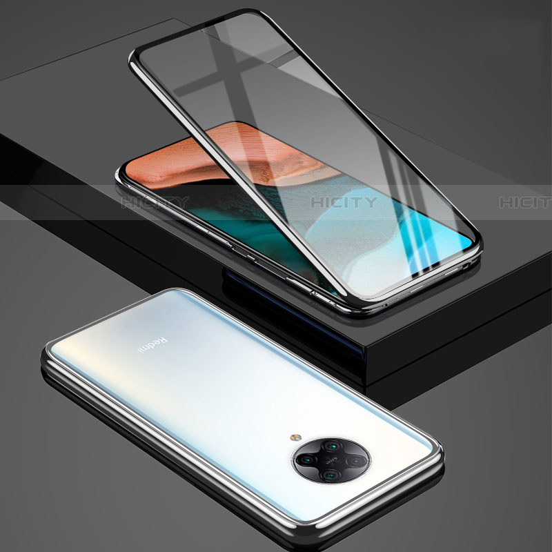 Custodia Lusso Alluminio Laterale Specchio 360 Gradi Cover per Xiaomi Redmi K30 Pro 5G
