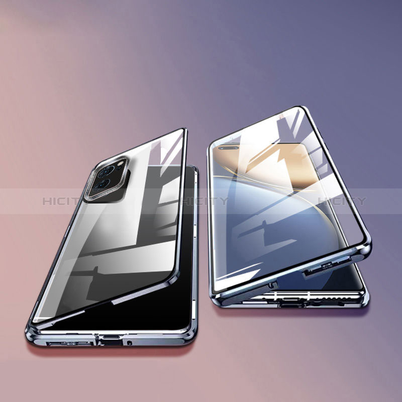 Custodia Lusso Alluminio Laterale Specchio 360 Gradi Cover per Xiaomi Redmi Note 13 Pro 5G