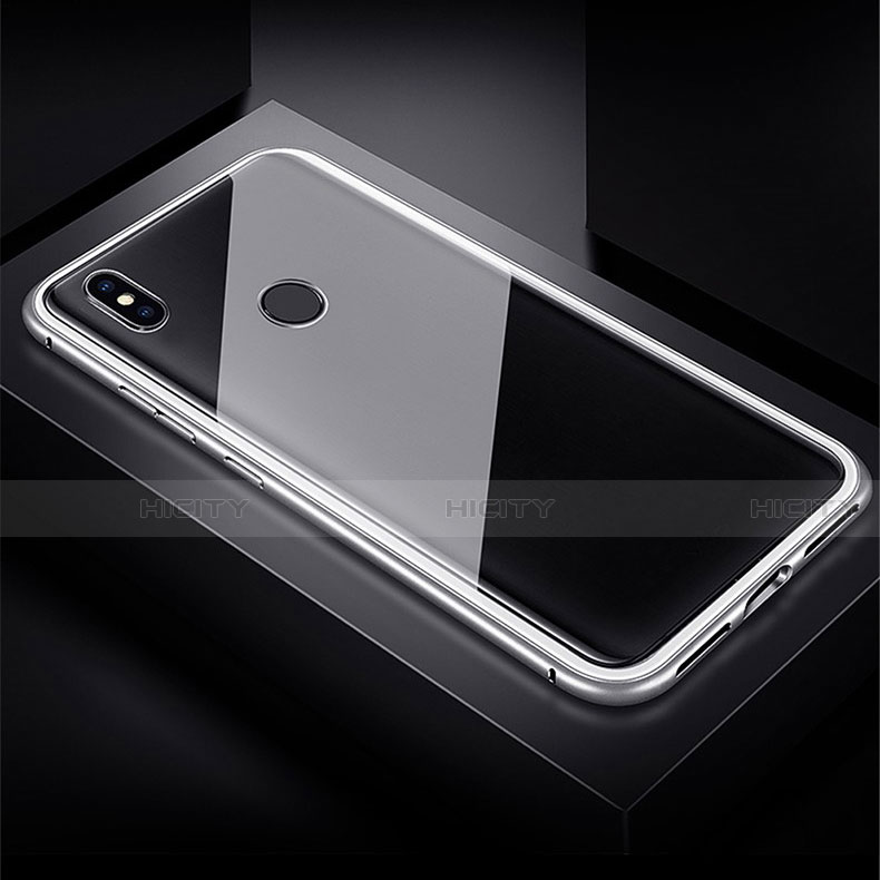 Custodia Lusso Alluminio Laterale Specchio 360 Gradi Cover per Xiaomi Redmi Note 7