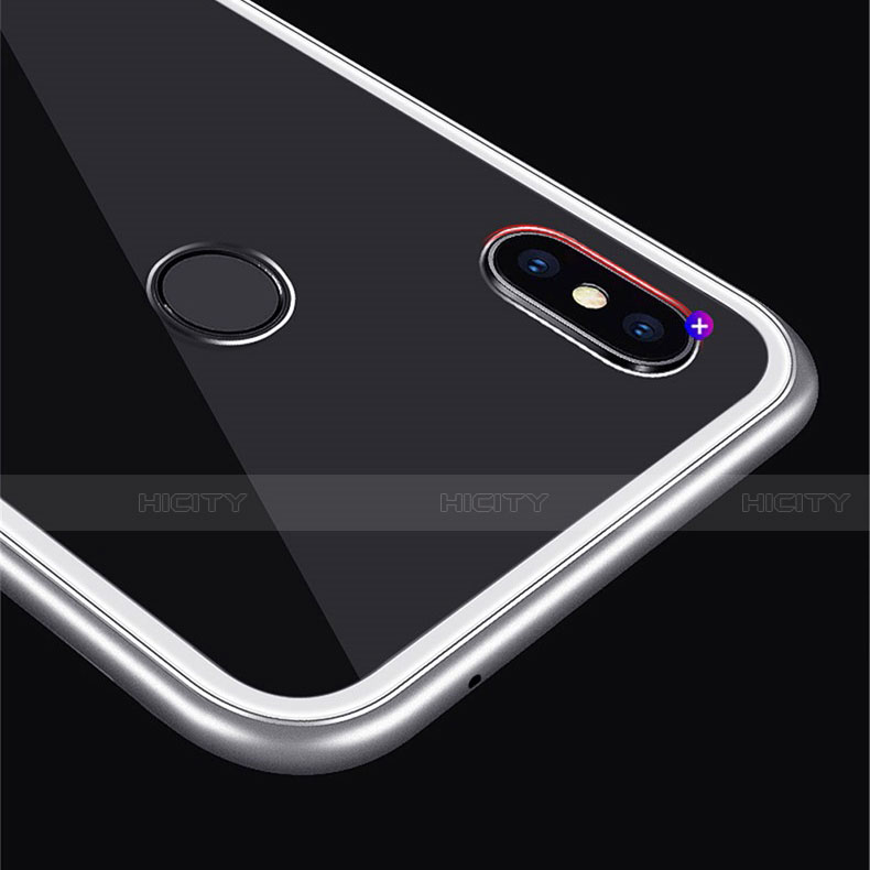 Custodia Lusso Alluminio Laterale Specchio 360 Gradi Cover per Xiaomi Redmi Note 7 Pro