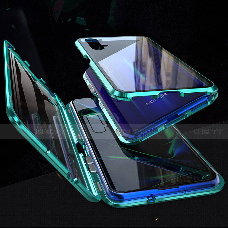 Custodia Lusso Alluminio Laterale Specchio 360 Gradi Cover T01 per Huawei Honor 20