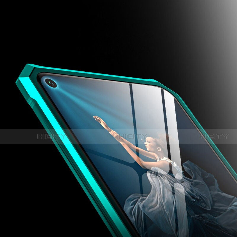 Custodia Lusso Alluminio Laterale Specchio 360 Gradi Cover T01 per Huawei Honor 20 Pro