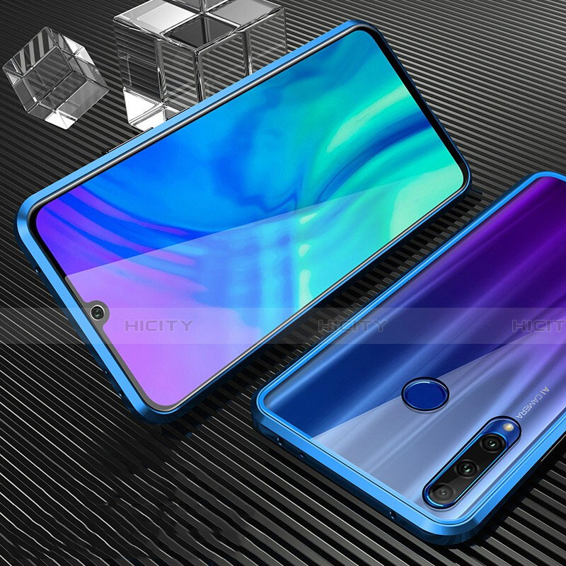 Custodia Lusso Alluminio Laterale Specchio 360 Gradi Cover T01 per Huawei Honor 20E