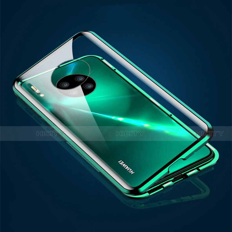 Custodia Lusso Alluminio Laterale Specchio 360 Gradi Cover T01 per Huawei Mate 30