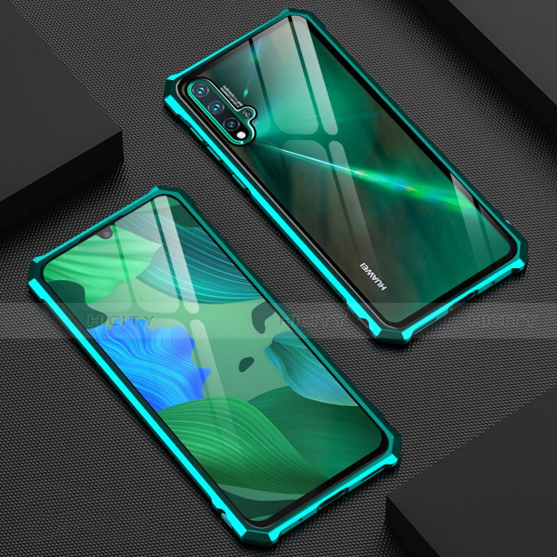 Custodia Lusso Alluminio Laterale Specchio 360 Gradi Cover T01 per Huawei Nova 5