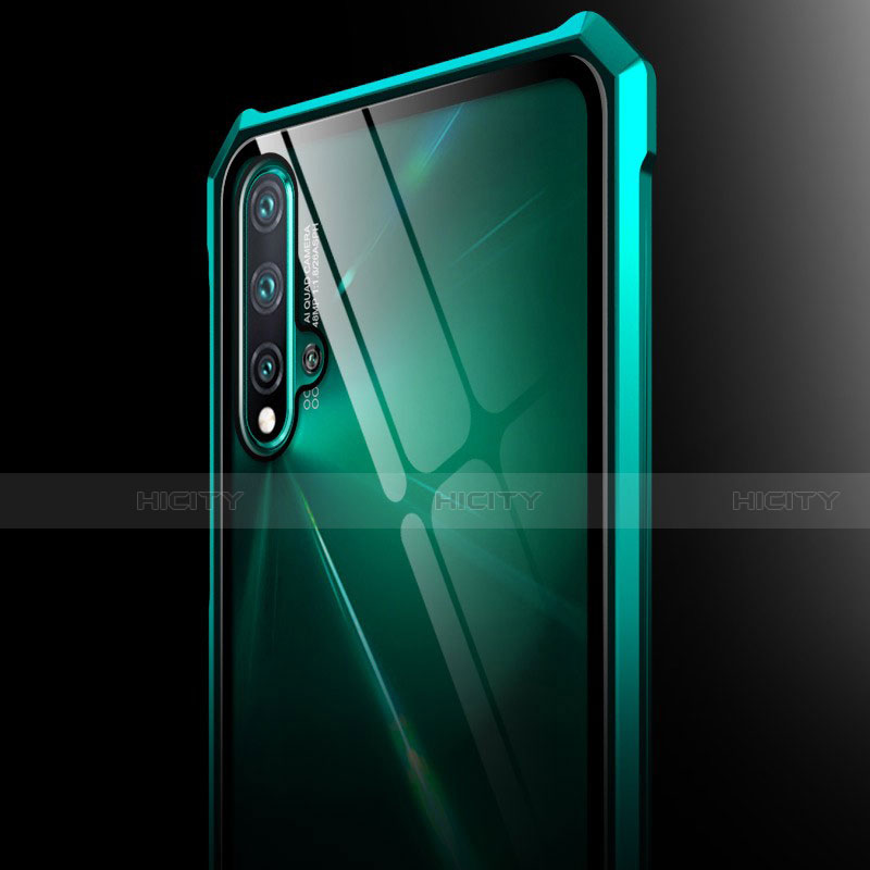 Custodia Lusso Alluminio Laterale Specchio 360 Gradi Cover T01 per Huawei Nova 5