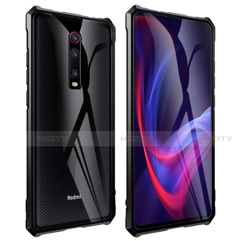 Custodia Lusso Alluminio Laterale Specchio 360 Gradi Cover T01 per Xiaomi Mi 9T