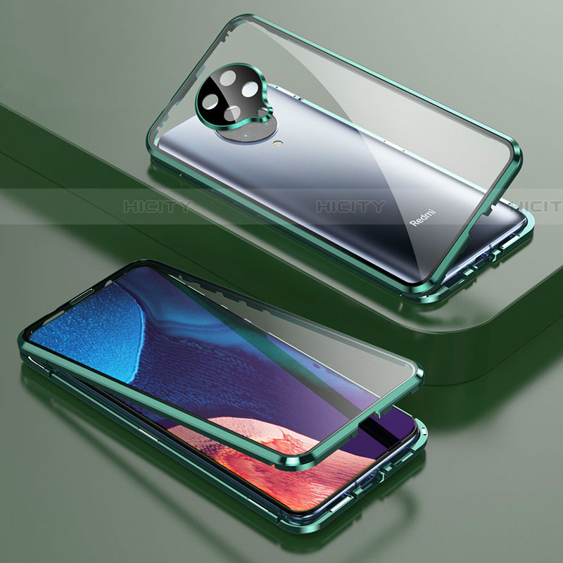 Custodia Lusso Alluminio Laterale Specchio 360 Gradi Cover T01 per Xiaomi Redmi K30 Pro 5G